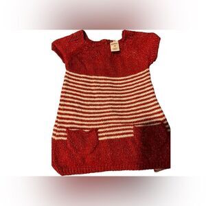 🪩 Red sweater dress